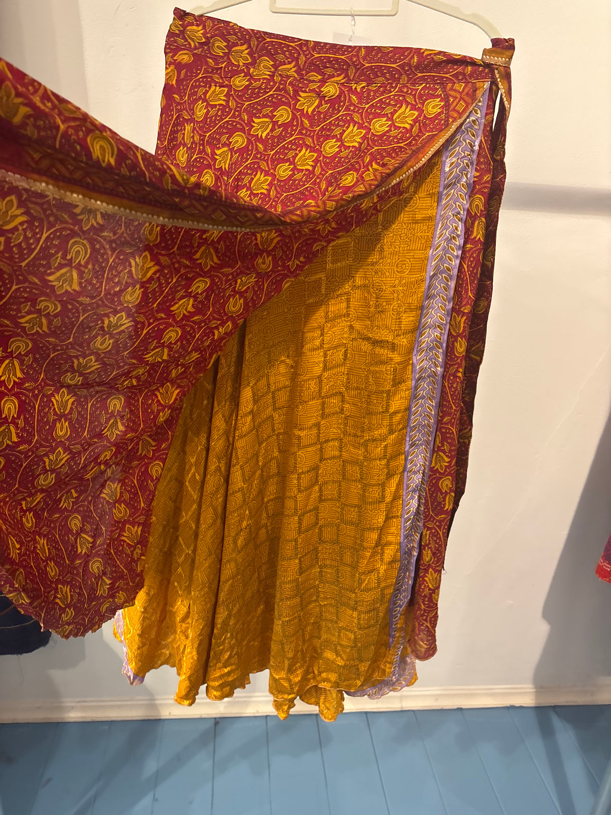Rok wikkel recycled sari