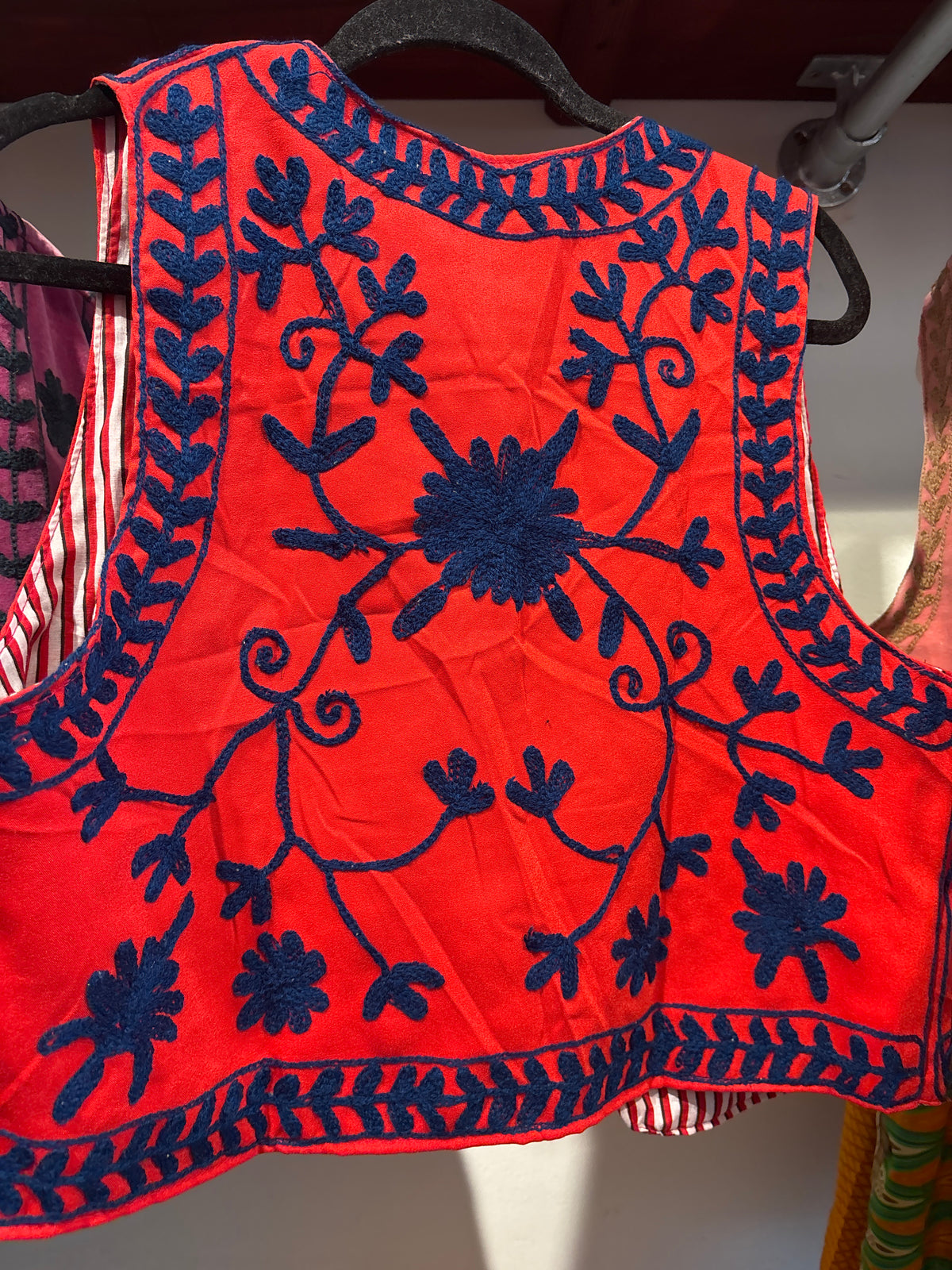 Gilet katoen suzani
