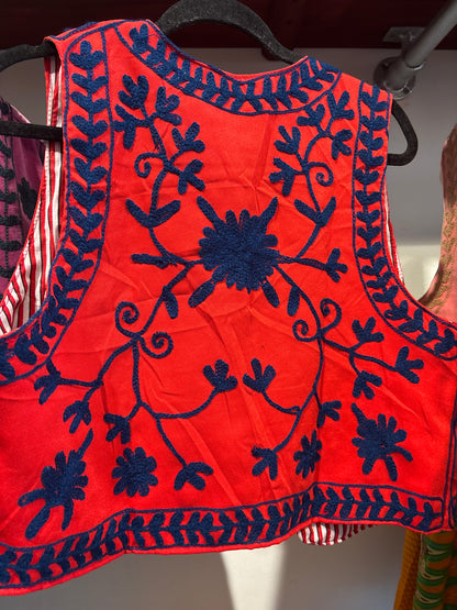 Gilet katoen suzani