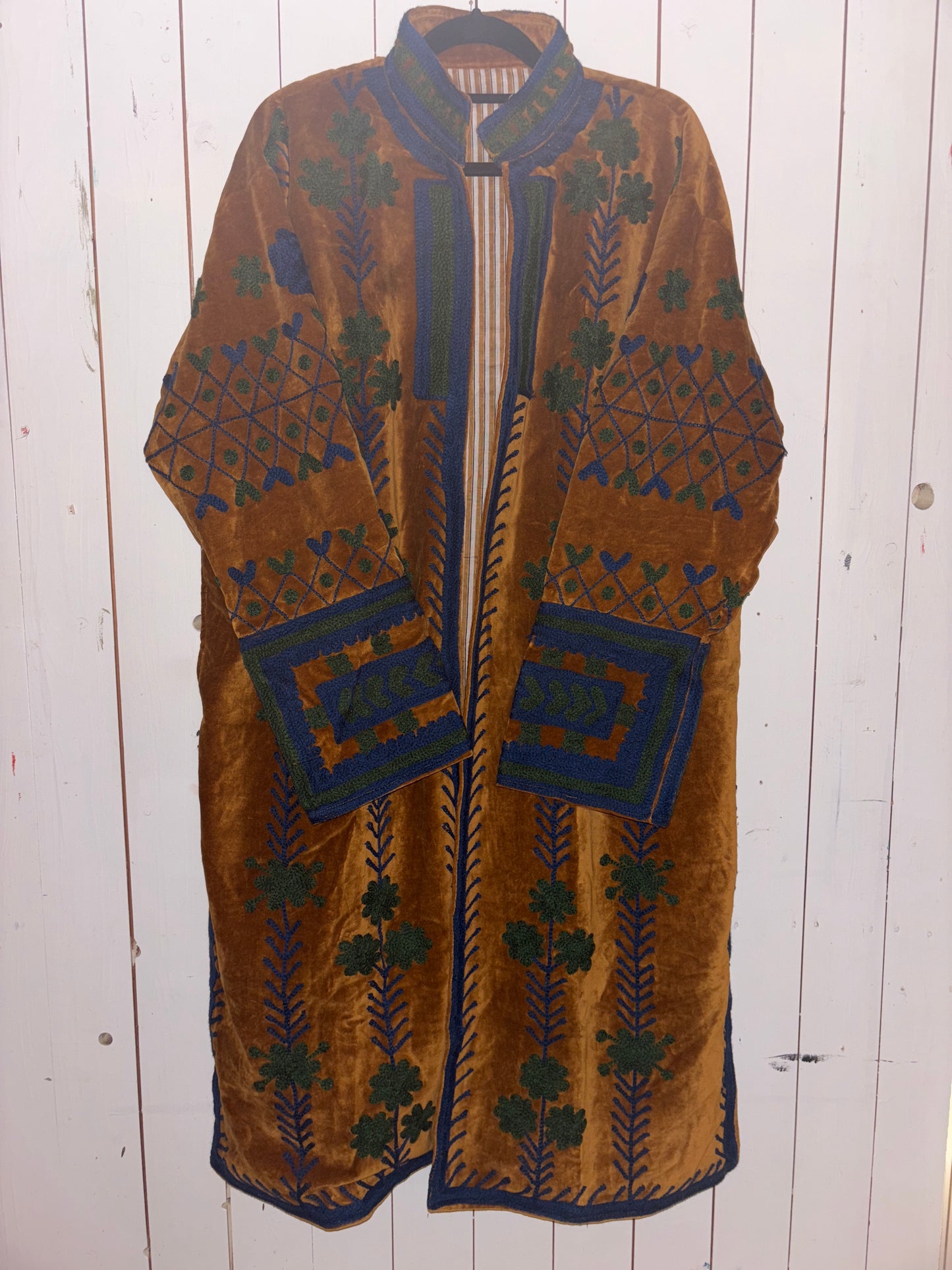 Lange suzani jas cognac3