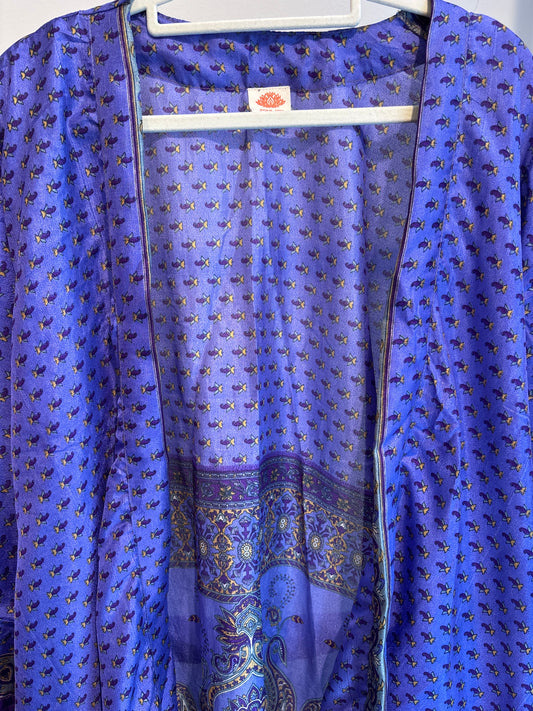 Zijden kimono halflang