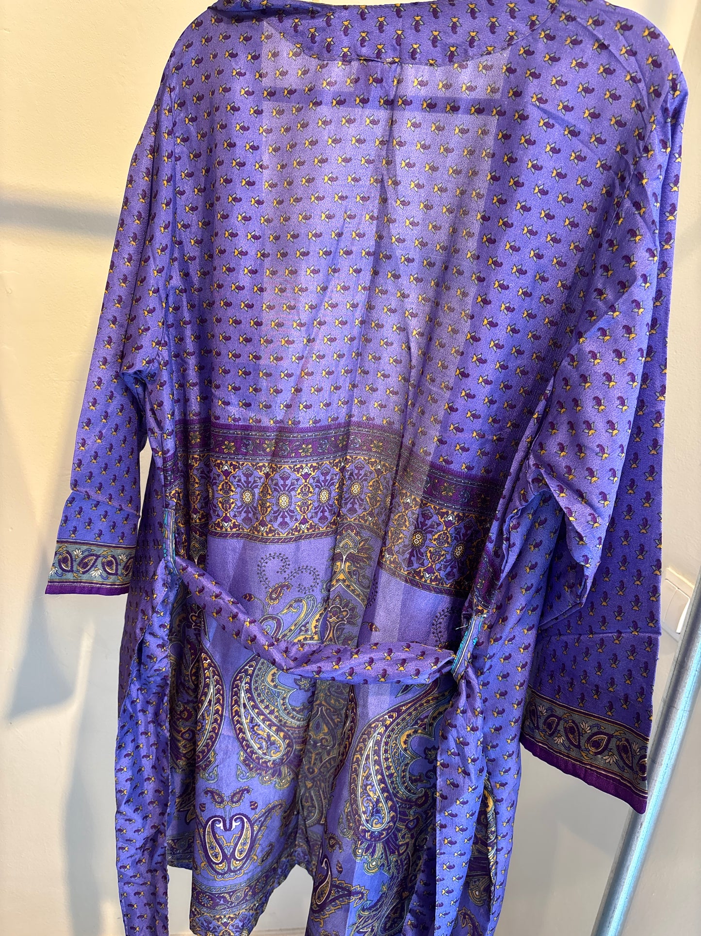 Zijden kimono halflang
