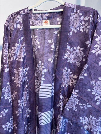 Zijden kimono halflang