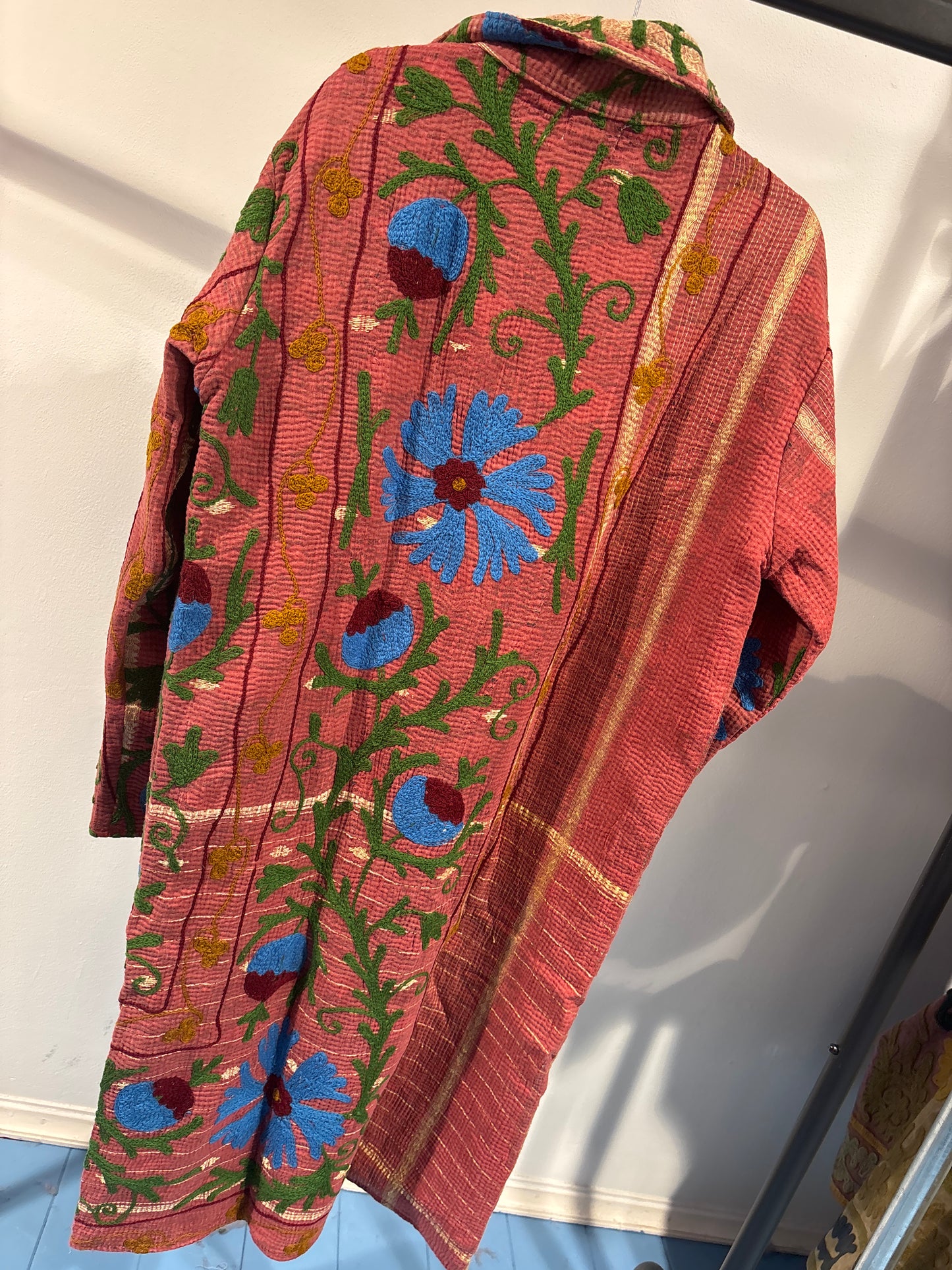 Lange katoenen Kantha