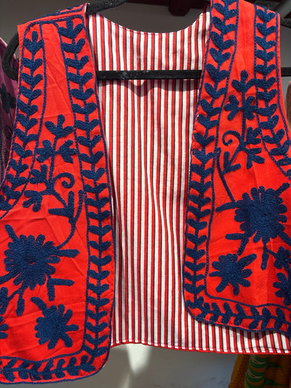 Gilet katoen suzani