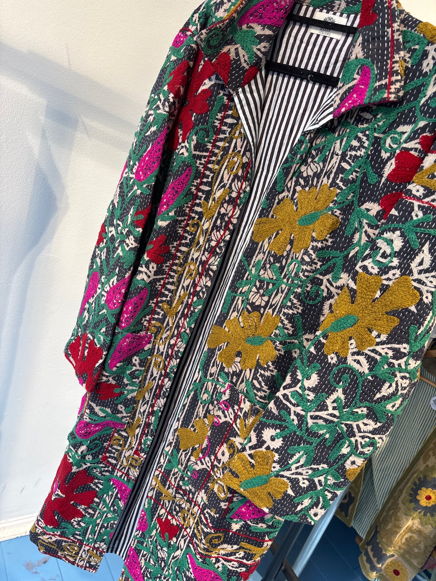Lange katoenen Kantha