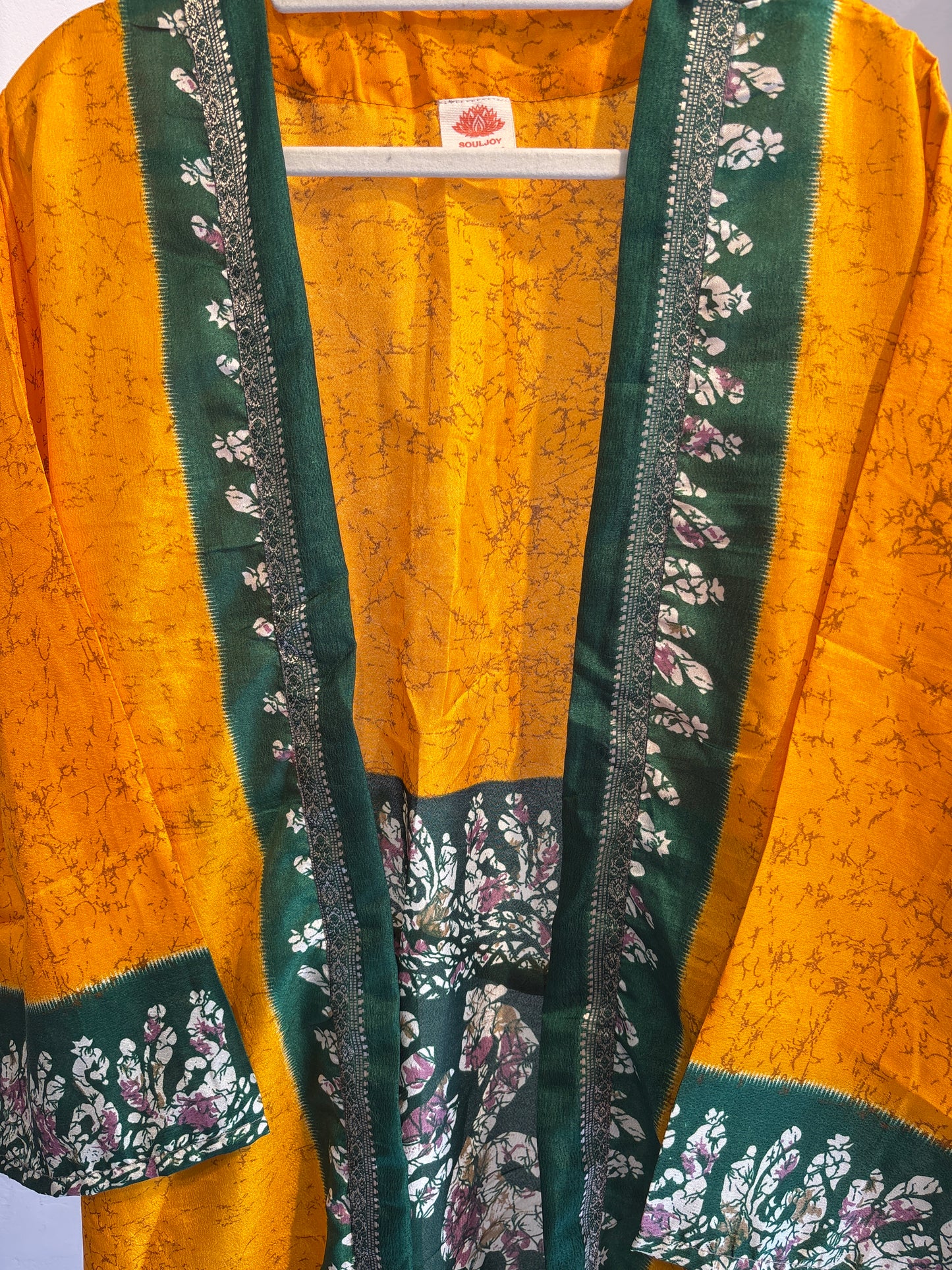 Zijden kimono halflang