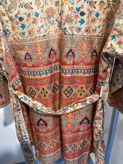 Zijden kimono halflang