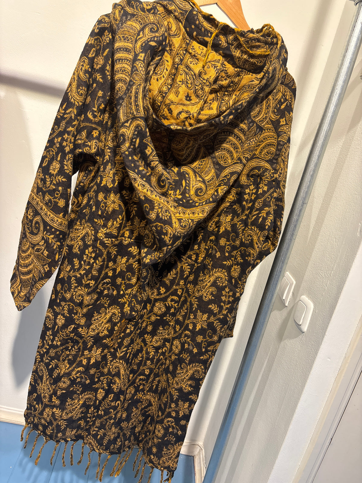 Paisley goud Vest lang