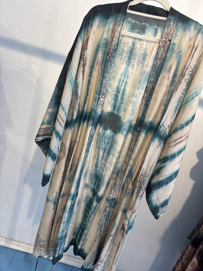 Kimono tie dye halflang