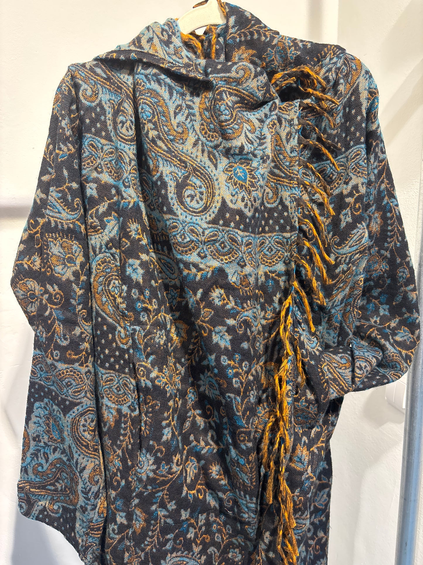 Paisley blue Vest lang