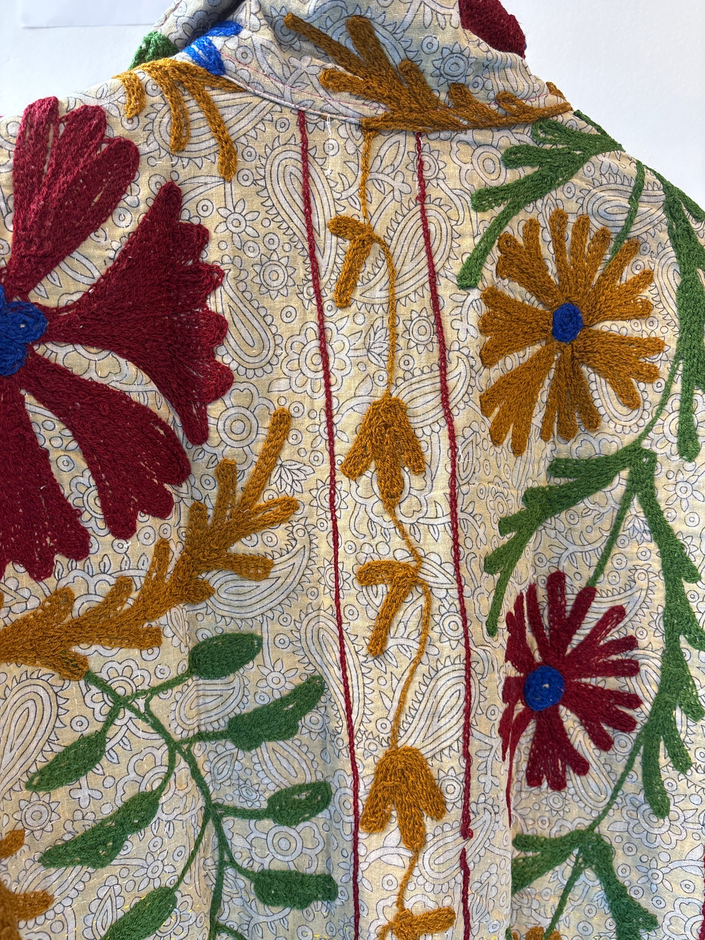 Lange katoenen Kantha
