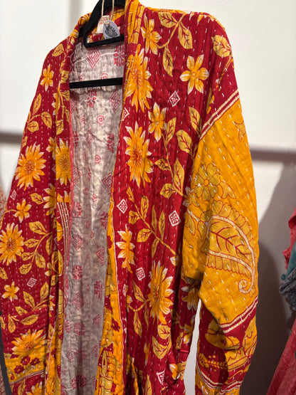 Lange Kantha  kimono