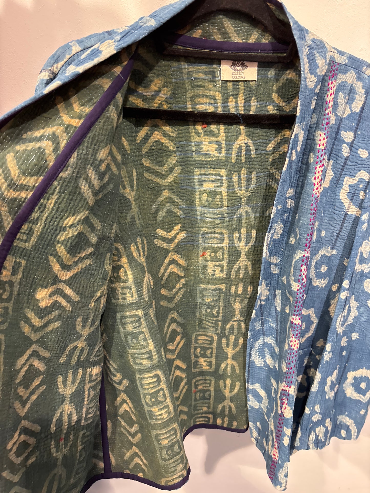 Kantha Blockprint jas