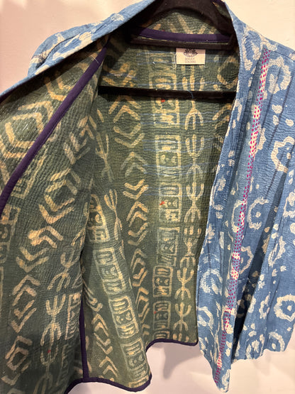 Kantha Blockprint jas