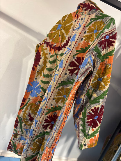 Lange katoenen Kantha