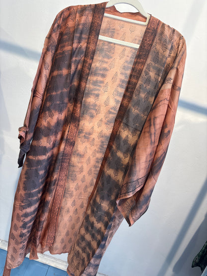 Kimono tie dye halflang