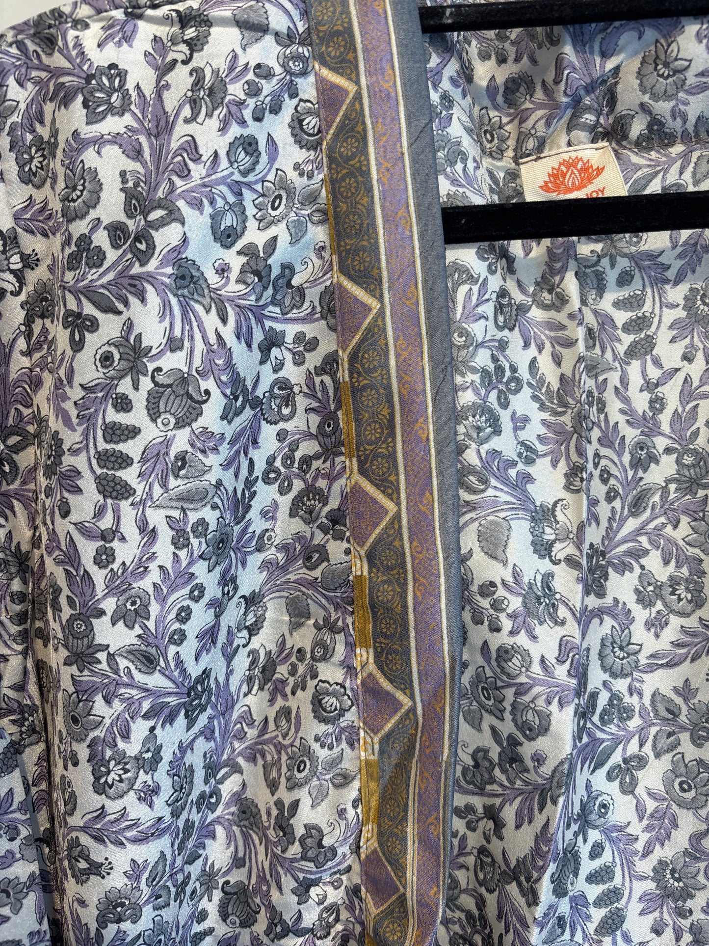 Zijden kimono halflang