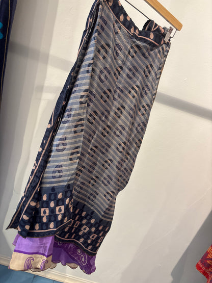 Rok wikkel recycled sari