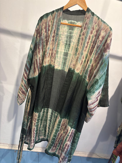Kimono tie dye halflang