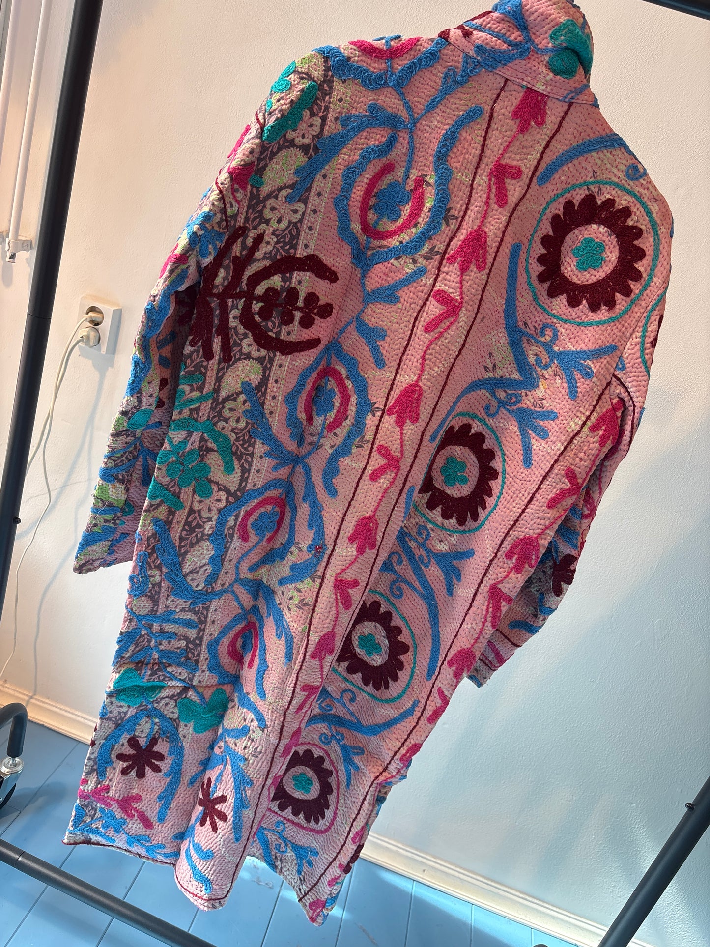 Lange katoenen Kantha