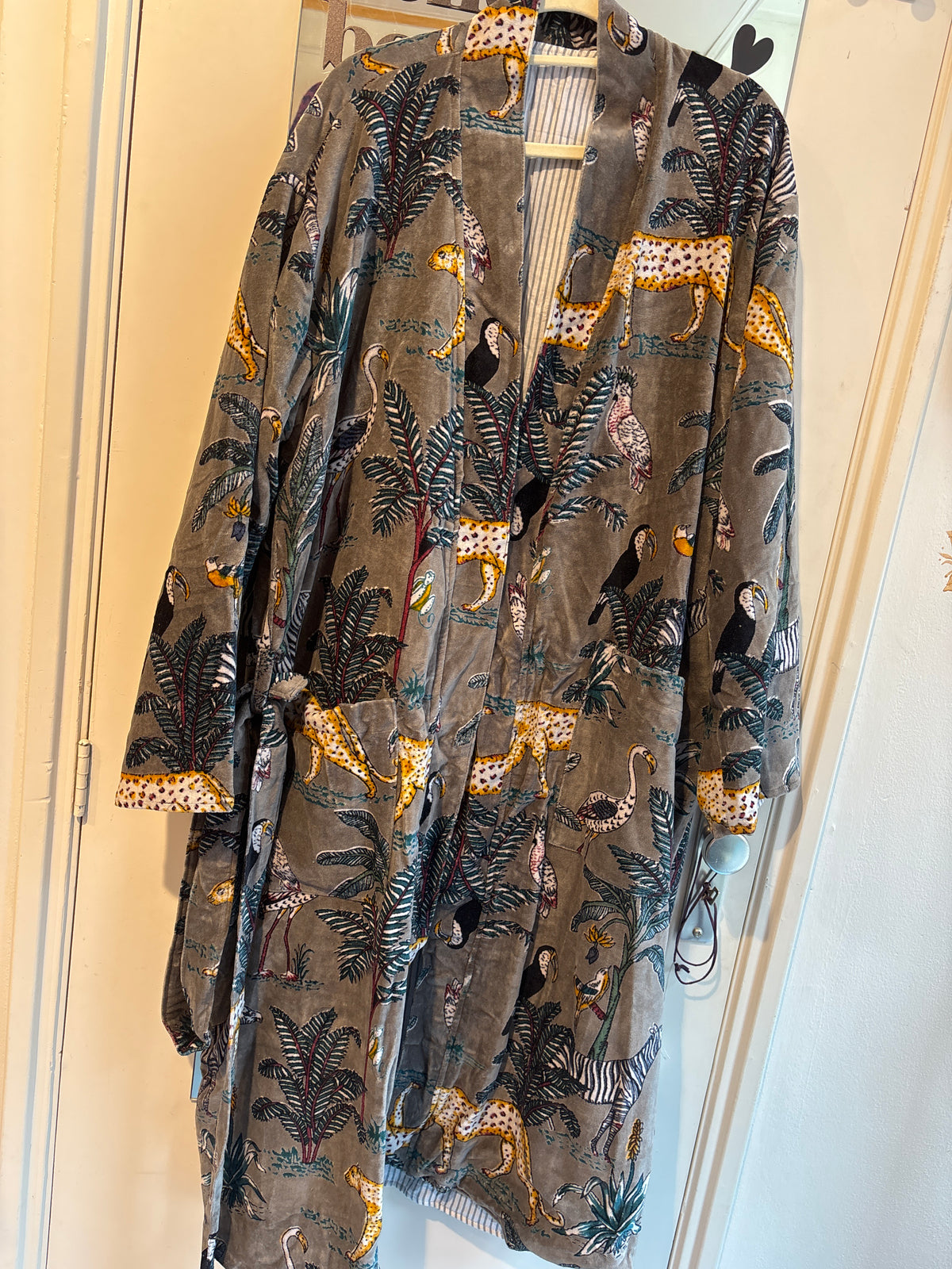 Fluwelen kimono- groot