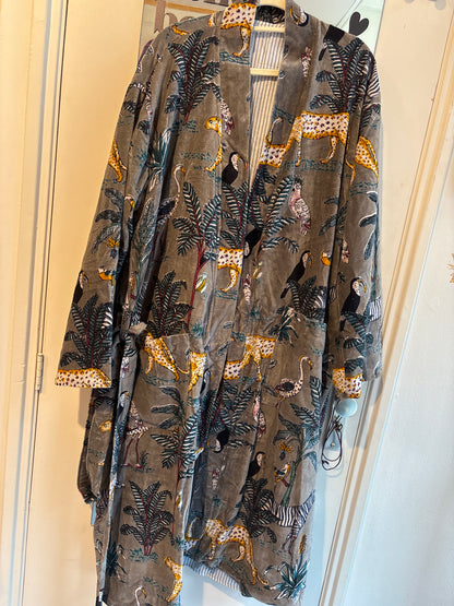 Fluwelen kimono- groot