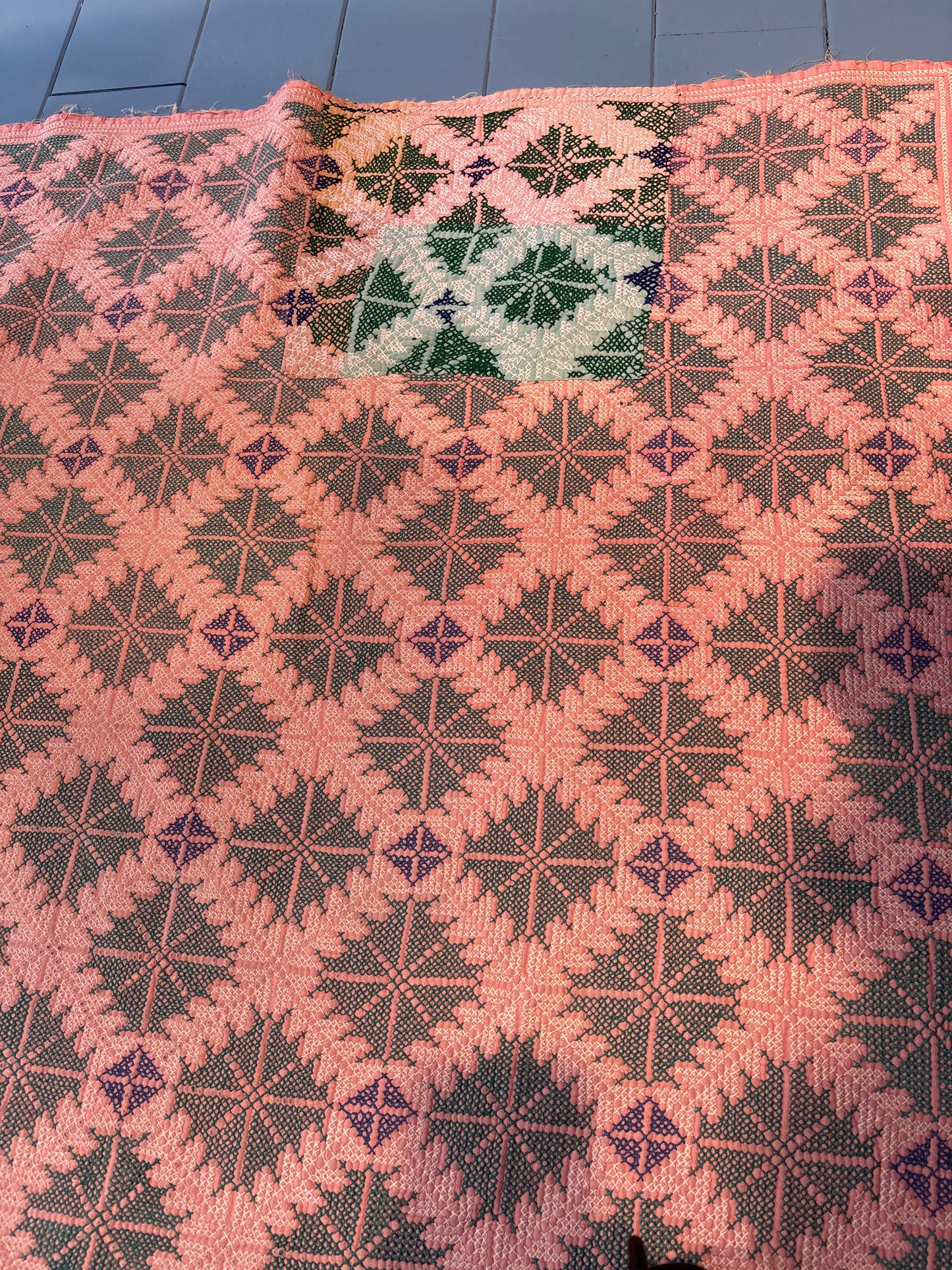 Handgemaakt Kantha kleed (150x200 cm)