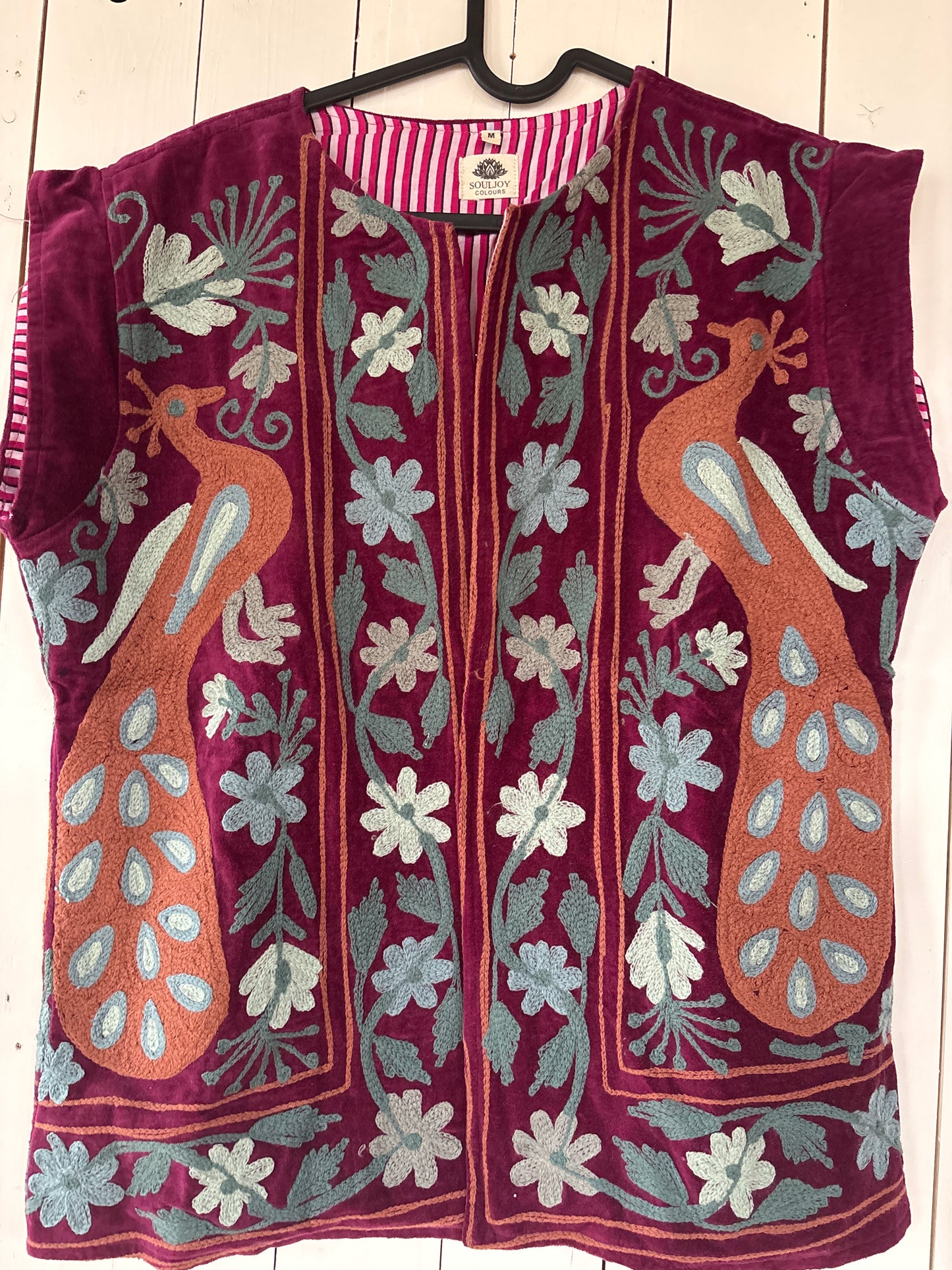 Fluwelen gilet -M