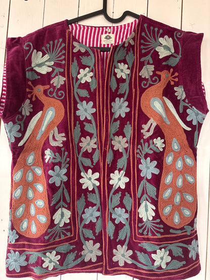 Fluwelen gilet -M