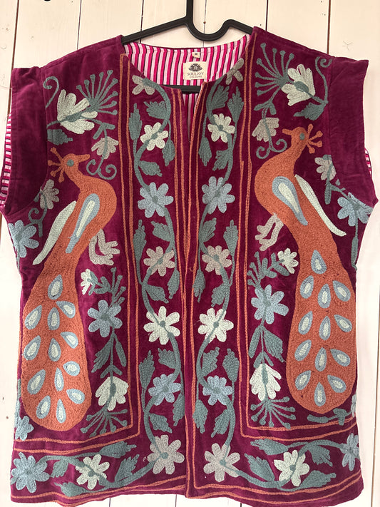 Fluwelen gilet -M