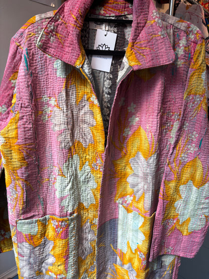Lange katoenen Kantha