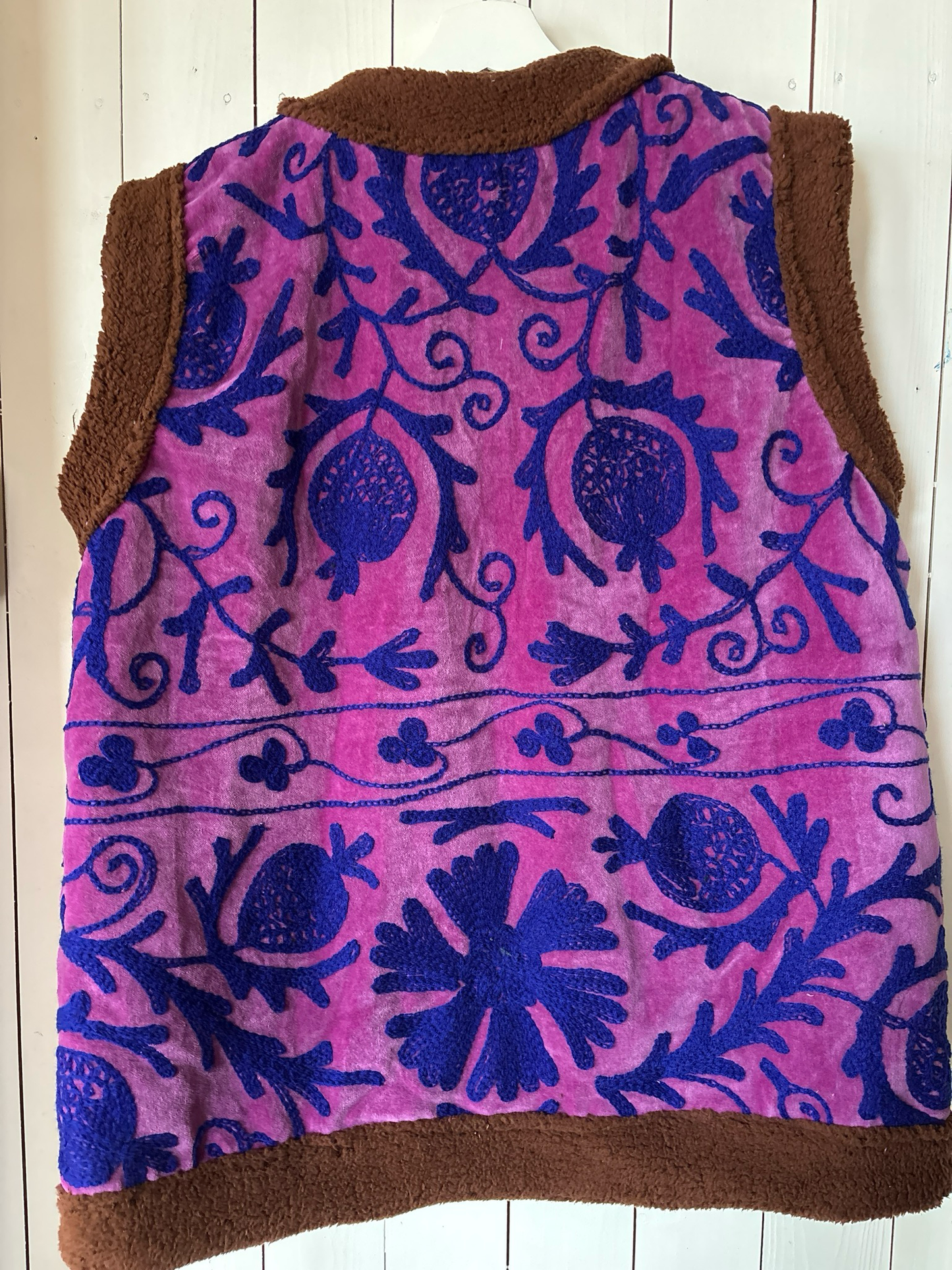 Gilet fluweel gevoerd