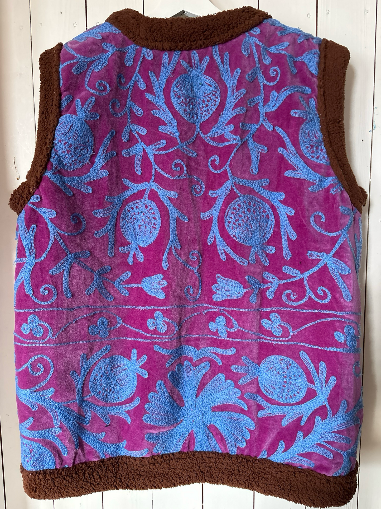Gilet fluweel gevoerd